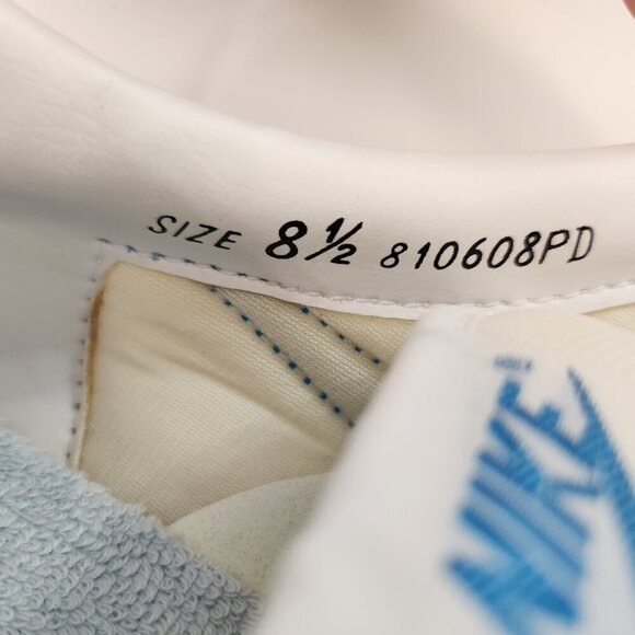 Nike Meadow 7342 White/Light Blue 1980s NEW OLD STOCK Mens Size 8 1/2 - Picture 14 of 16